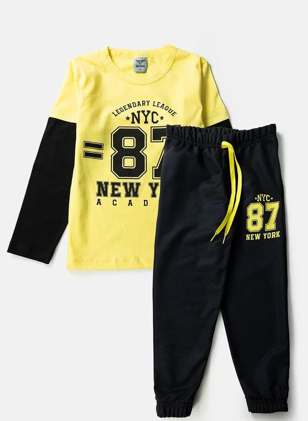 Kit Meia estação Keki Boys 4 a 12 anos Masculino - 12 Conjuntos - Mega Stock Atacado