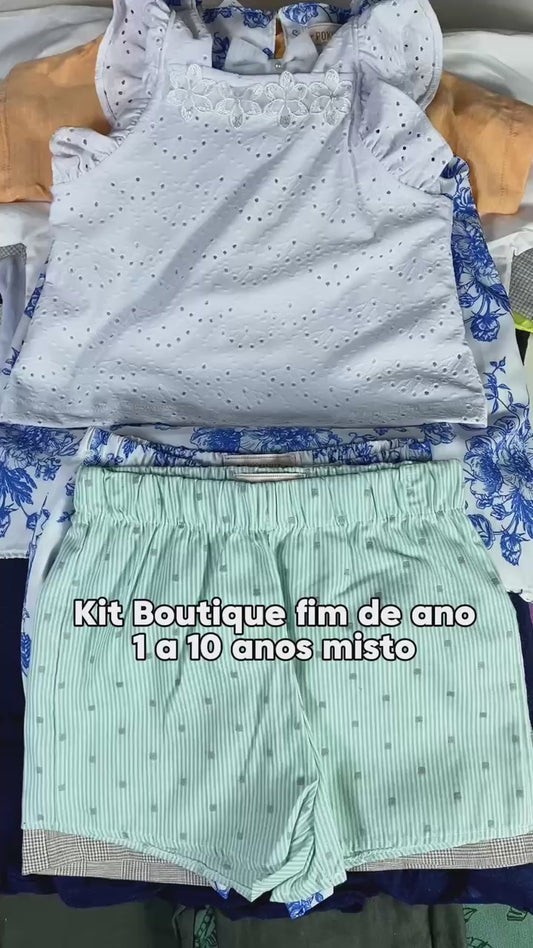 Kit boutique 1 a 10 anos misto - 16 conjuntos